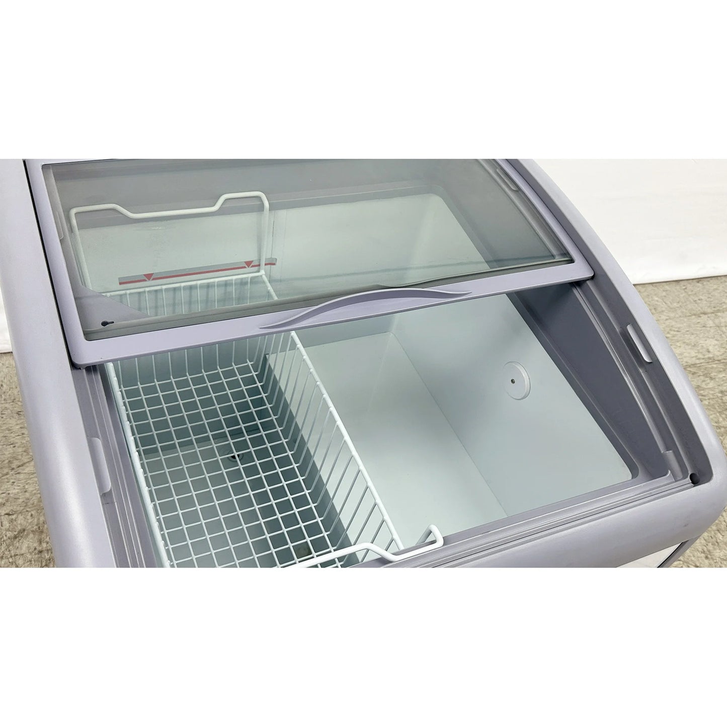 Curved Glass Display Freezer