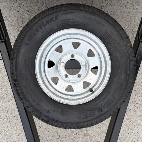 2.5T Powder Coated Tip Trailer