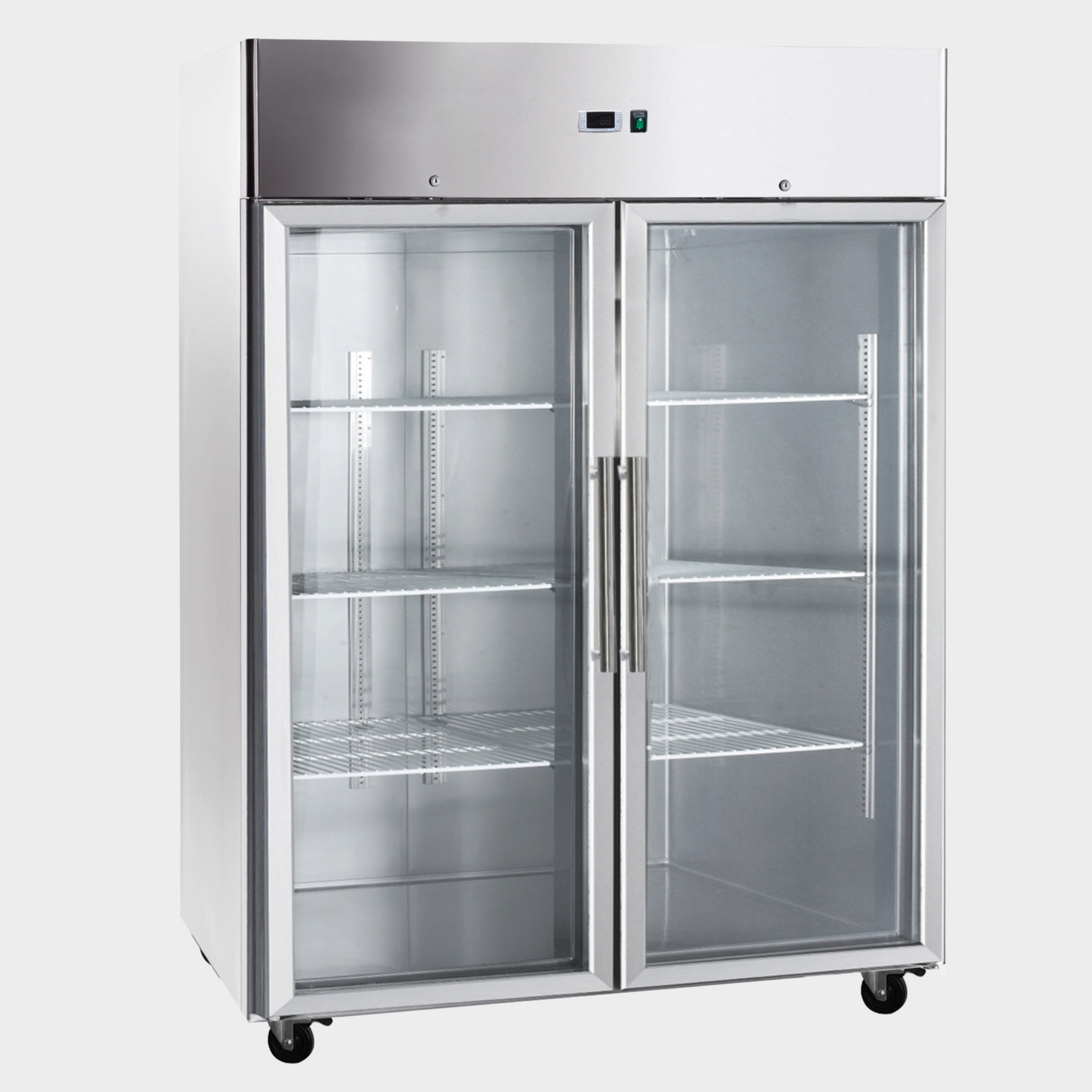 Double Door Glass Freezer