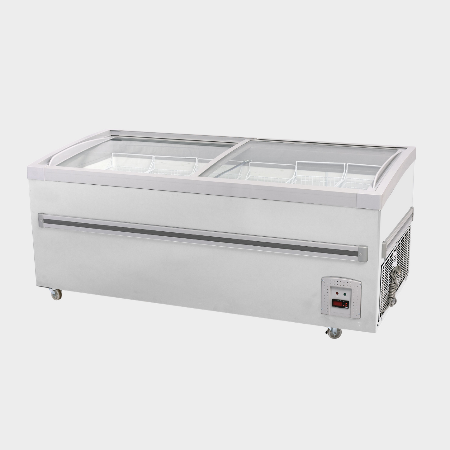 Flat Glass Door Freezer