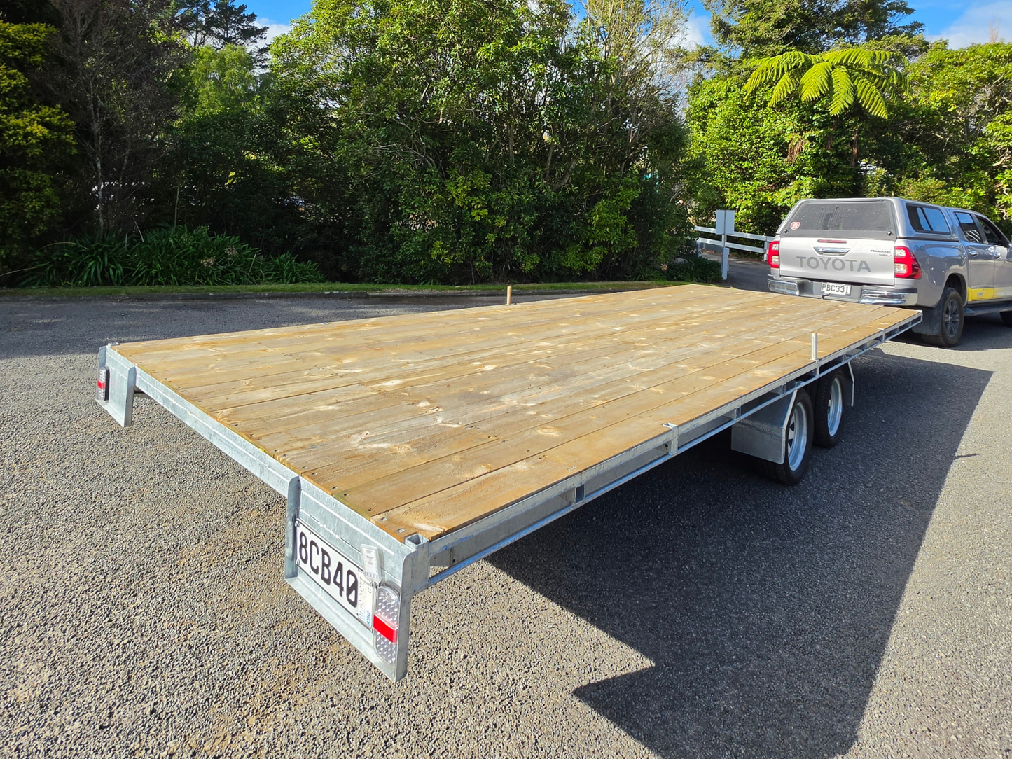3.5T Flat Deck Trailer