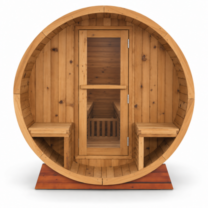 [PRE-ORDER DEPOSIT] Cedarbrook Barrel Sauna $8,895