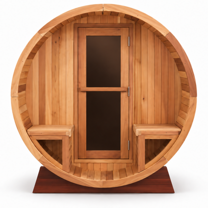 [PRE-ORDER DEPOSIT] Eclipse Glass Barrel Sauna $10,895
