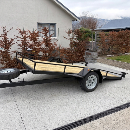 2.5T Powder Coated Tip Trailer