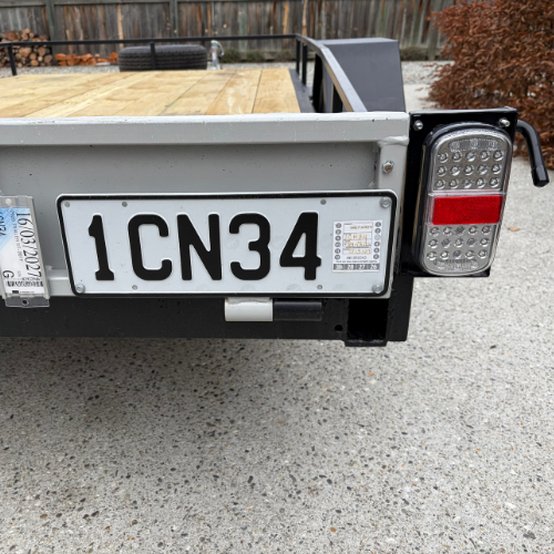 2.5T Powder Coated Tip Trailer