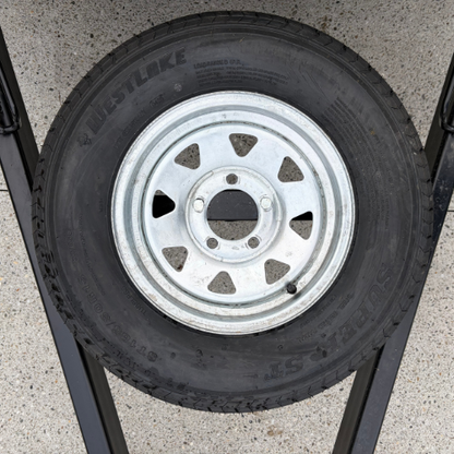 2.5T Powder Coated Tip Trailer