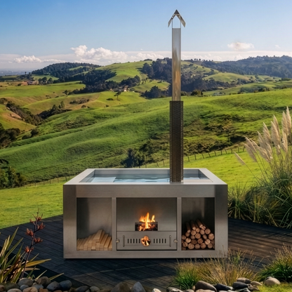 [PRE-ORDER DEPOSIT] Oasis Retreat Woodfire Hot Tub $10,495