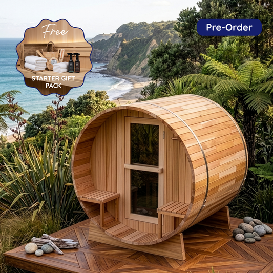 [PRE-ORDER DEPOSIT] Cedarbrook Barrel Sauna $8,895