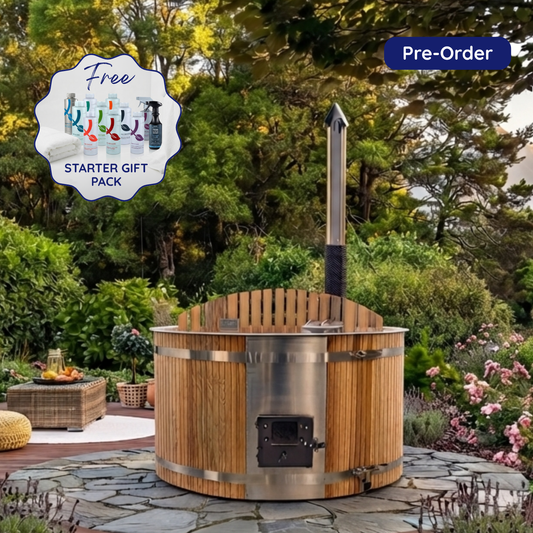 [PRE-ORDER DEPOSIT] Cedar Woodfired Weekender Hot Tub | Large $9,495.00