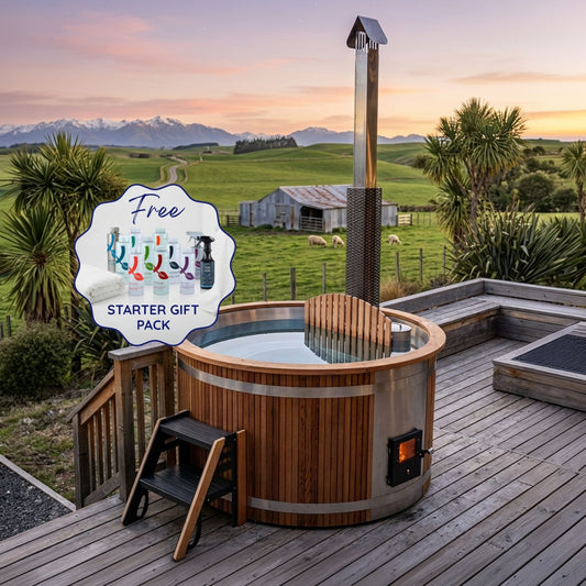 Cedar Woodfired Weekender Hot Tub | Large