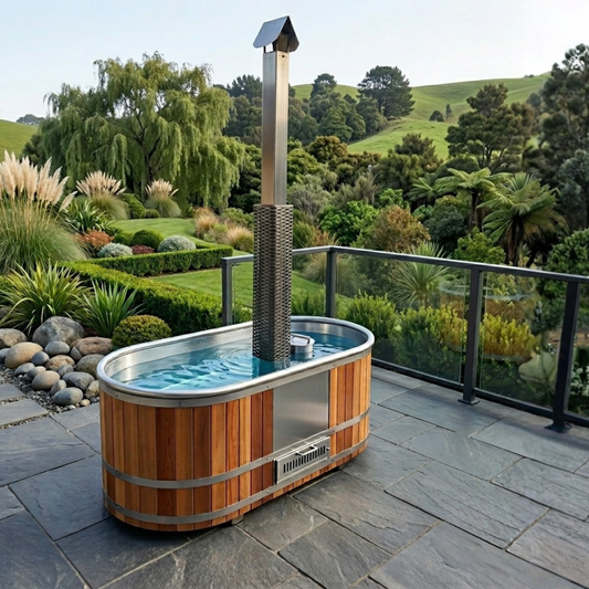 Cedar Woodfire Retreat Bath (Ex-Demo & Fully Refurbished)