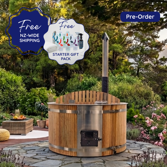 [PRE-ORDER DEPOSIT] Cedar Woodfired Weekender Hot Tub | Large $9,495.00