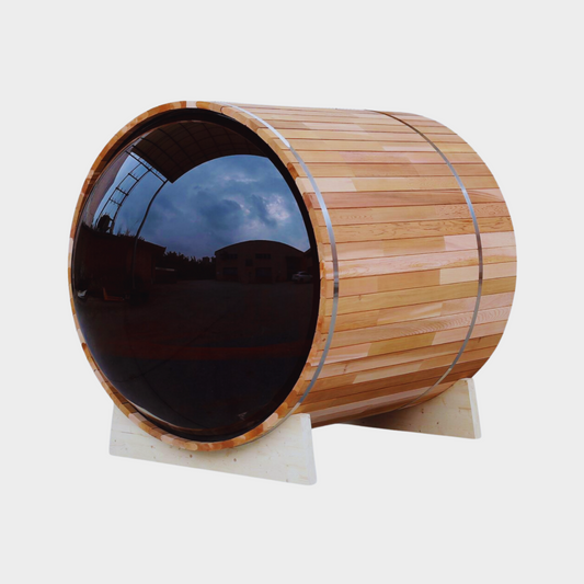 Glass Barrel Sauna